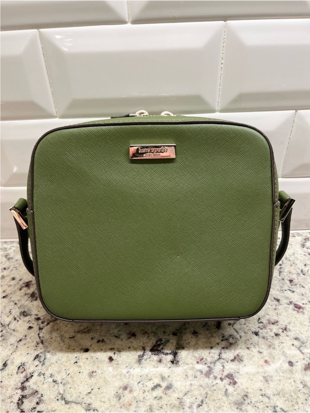 Kate Spade Newbury Lane Cammie Crossbody Bag in Sapling Green - Picture 6 of 15